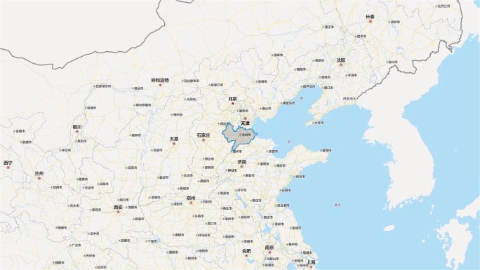 沧州市区域平面地图