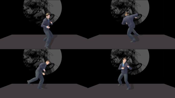 三维游戏CG人物武术动画