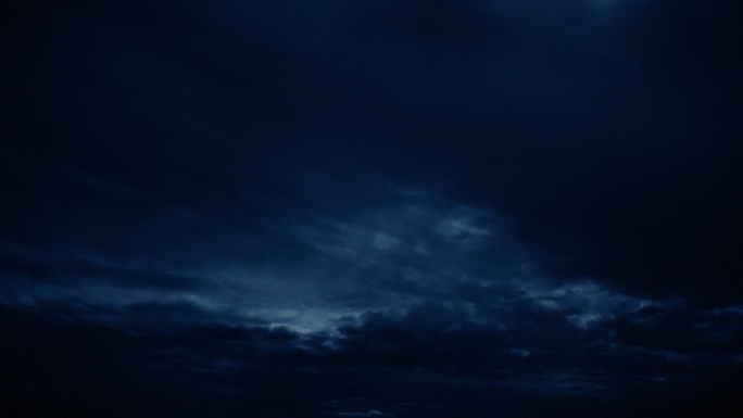 【HD天空】深夜月光阴天夜晚天空阴云密布