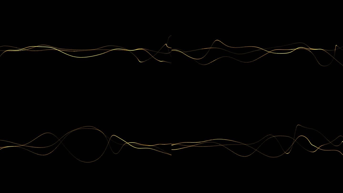 金色线条波动-循环4