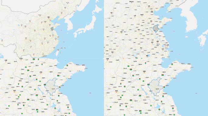 临沂市区域平面地图