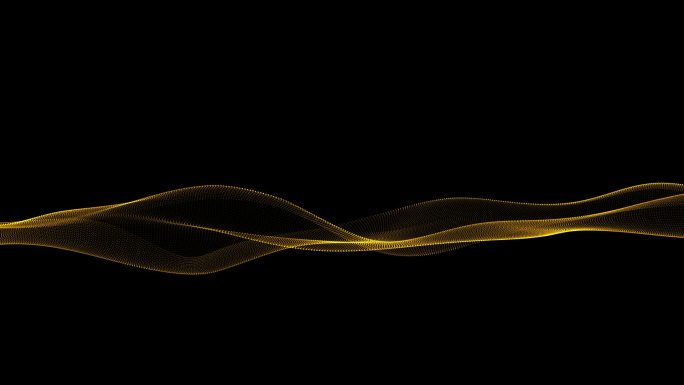 金色流动光带-循环1