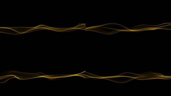 金色流动光带-循环1