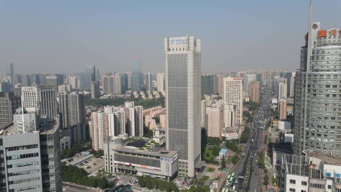 中国电信陕西省公司大楼航拍