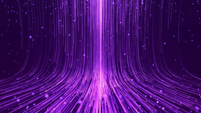 梦幻唯美紫色粒子背景循环-05
