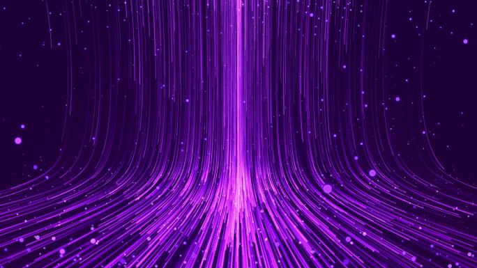 梦幻唯美紫色粒子背景循环-05