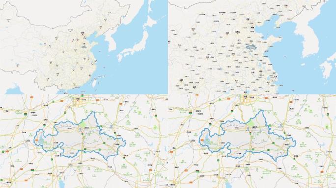 泰安市区域平面地图