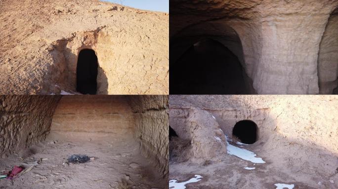 甘肃酒泉夹边沟劳教农场窑洞遗址