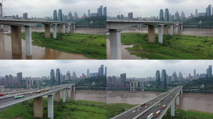 重庆长江大桥-石板坡航拍