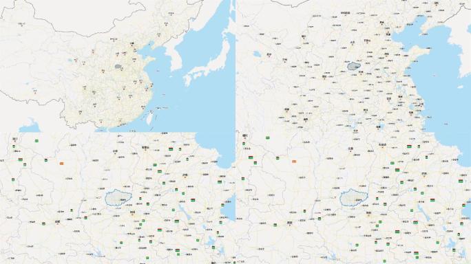 晋城市区域平面地图