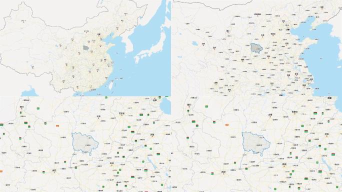 临汾市区域平面地图