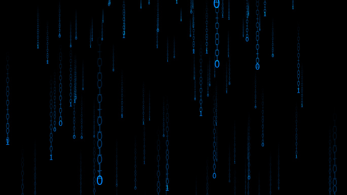 2款4K数字雨科技数字下落ae模板