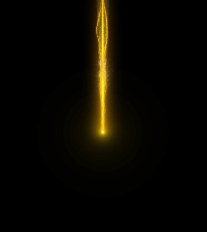 金色粒子线条拖尾光线-01