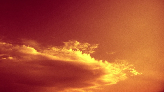 【HD天空】金色落日晚霞云层阔散大气磅礴