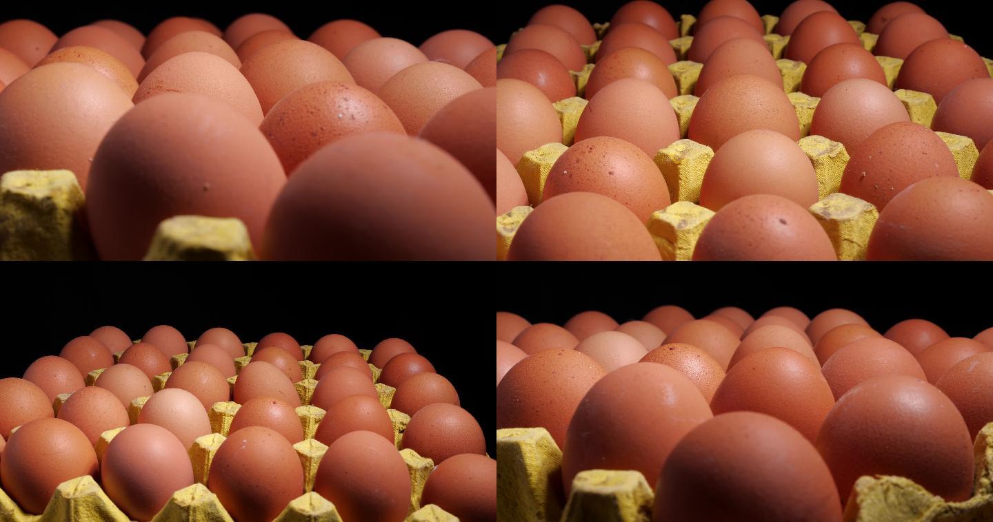 4k鸡蛋特写旋转展示视频素材2