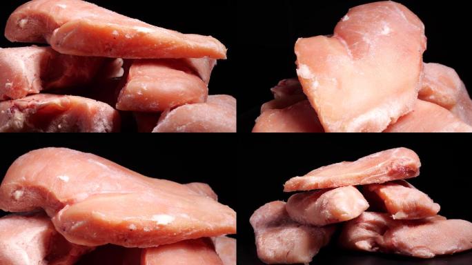 鸡胸肉鸡肉展示特写生鲜肉类食材美食