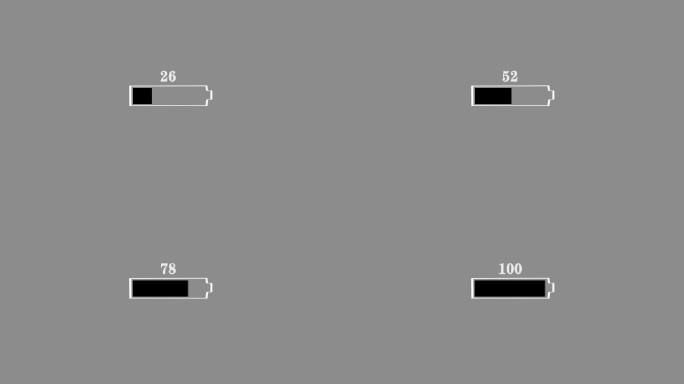 电池读数动画AE模板
