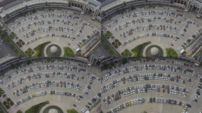 泉州丰泽广场停车场俯拍上升10bit色彩