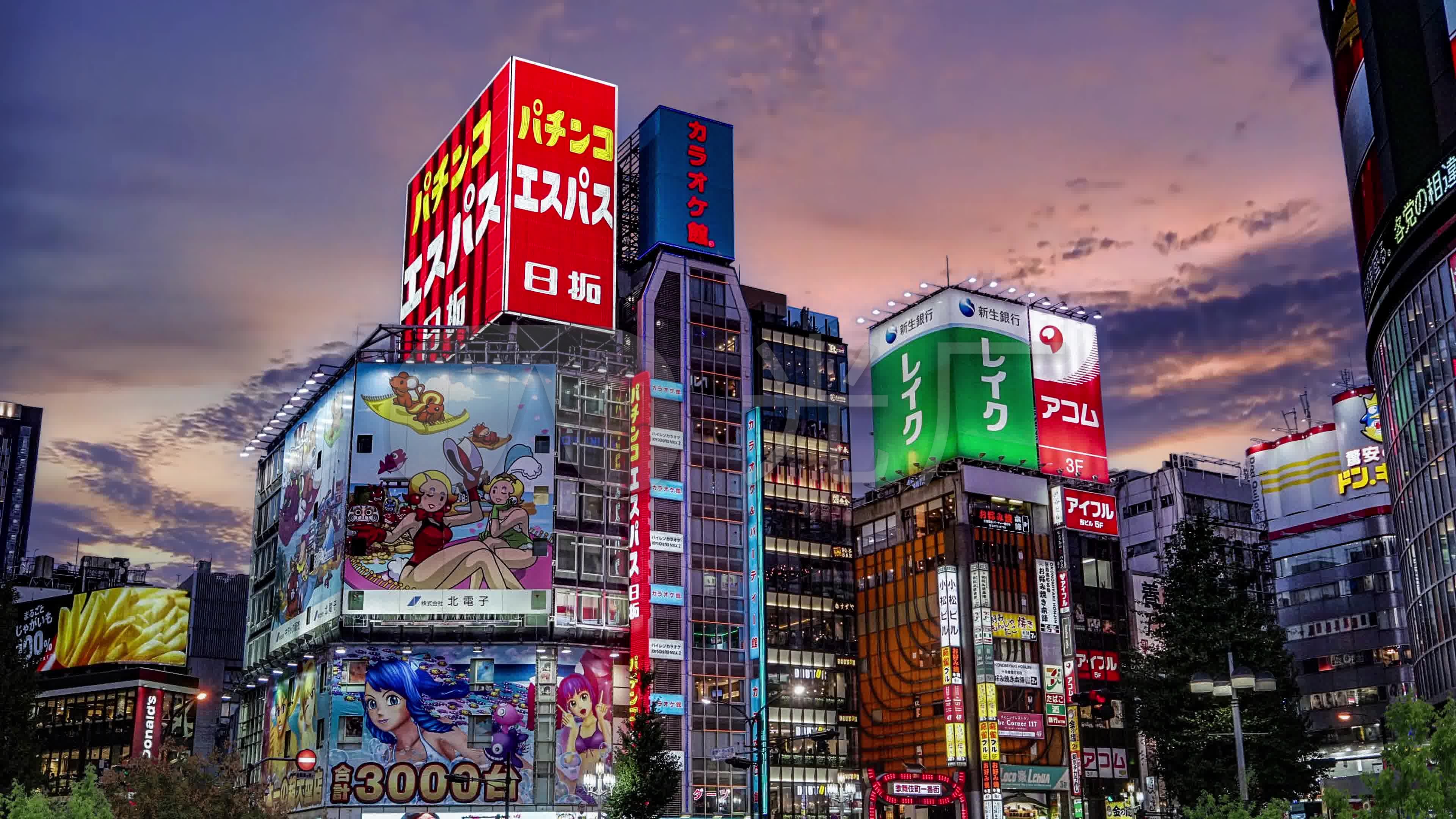 日本东京城市地标视频素材东京城