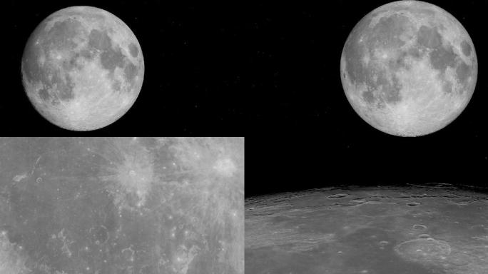 高清嫦娥计划月球AE模板月相特写