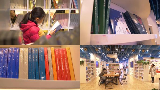 【4k原创】儿童书店看书学习图书馆