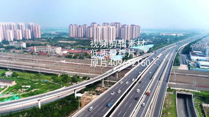 天津青云桥、高架、立交桥，交通道路