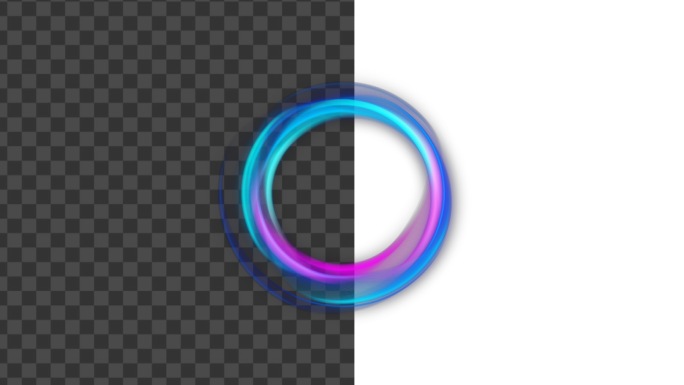 两款UI科技光环视频素材【alpha】