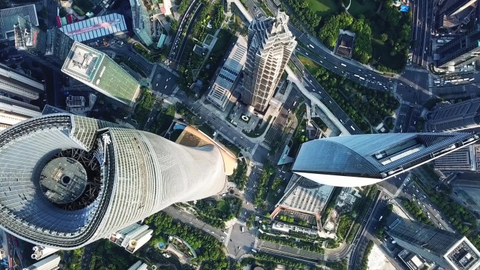上海4K最新环球金融中心上海中心金茂大厦