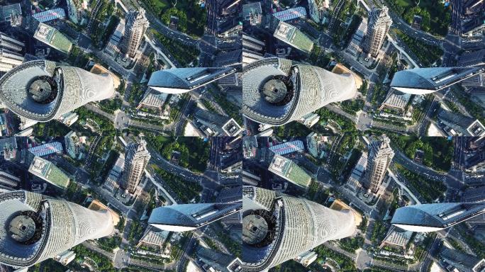 上海4K最新环球金融中心上海中心金茂大厦