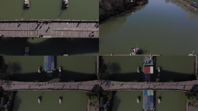 【4K】疫情回暖，杭州市拱墅区拱宸桥航拍