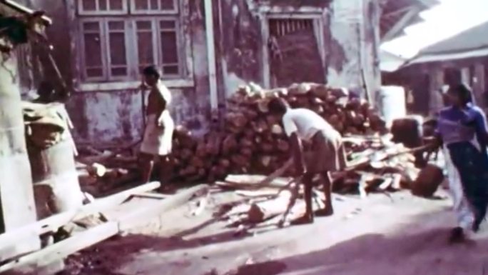 60年代印度孟买城市街道