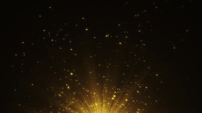 85381-18金色发光粒子