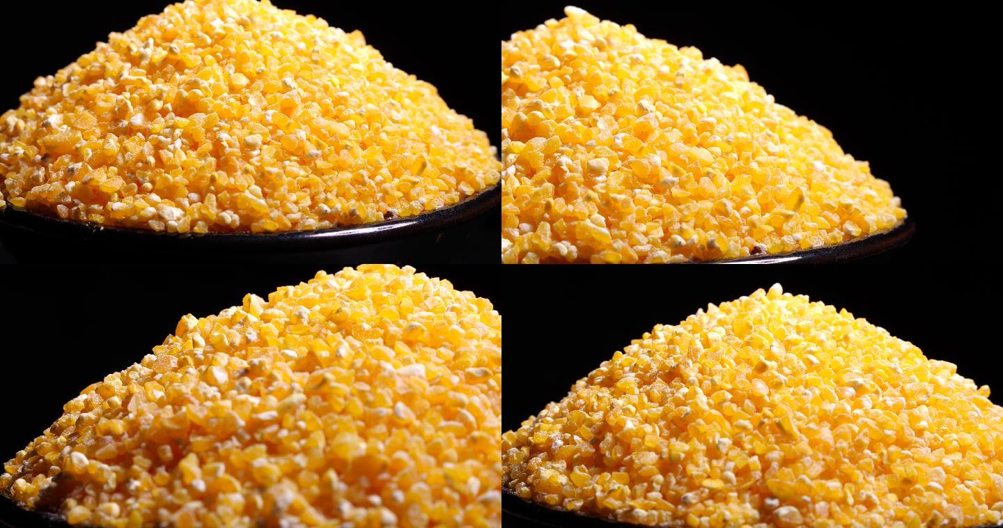 玉米糁4k原拍实拍特写视频素材