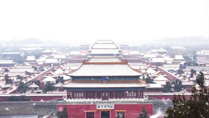 故宫延时摄影北京古建建筑古楼建设宣传片