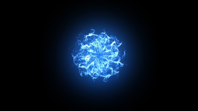 【透明通道】粒子爆炸-蓝