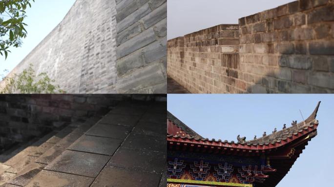 城墙空境清源门中国风建筑台阶A001
