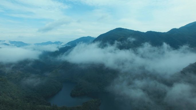 杭州临安天目山——云雾山川4k航拍