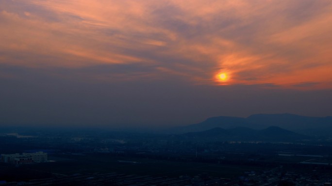 冬天冬日太阳夕阳落日