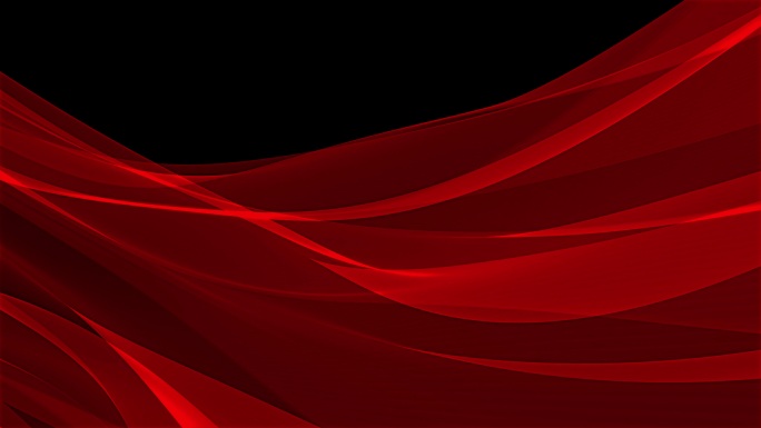 原创可商用4K红色绸子舞台背景循环
