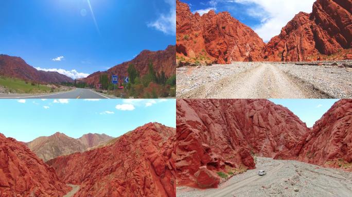 新疆旅游地-奥依塔克红山