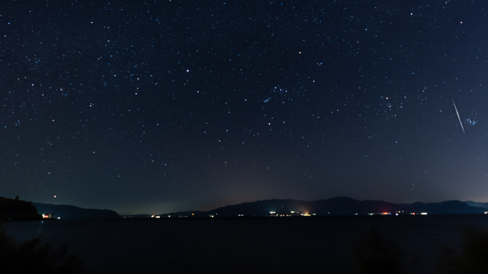 【4K】夜空中最亮的星,抚仙湖星空延时