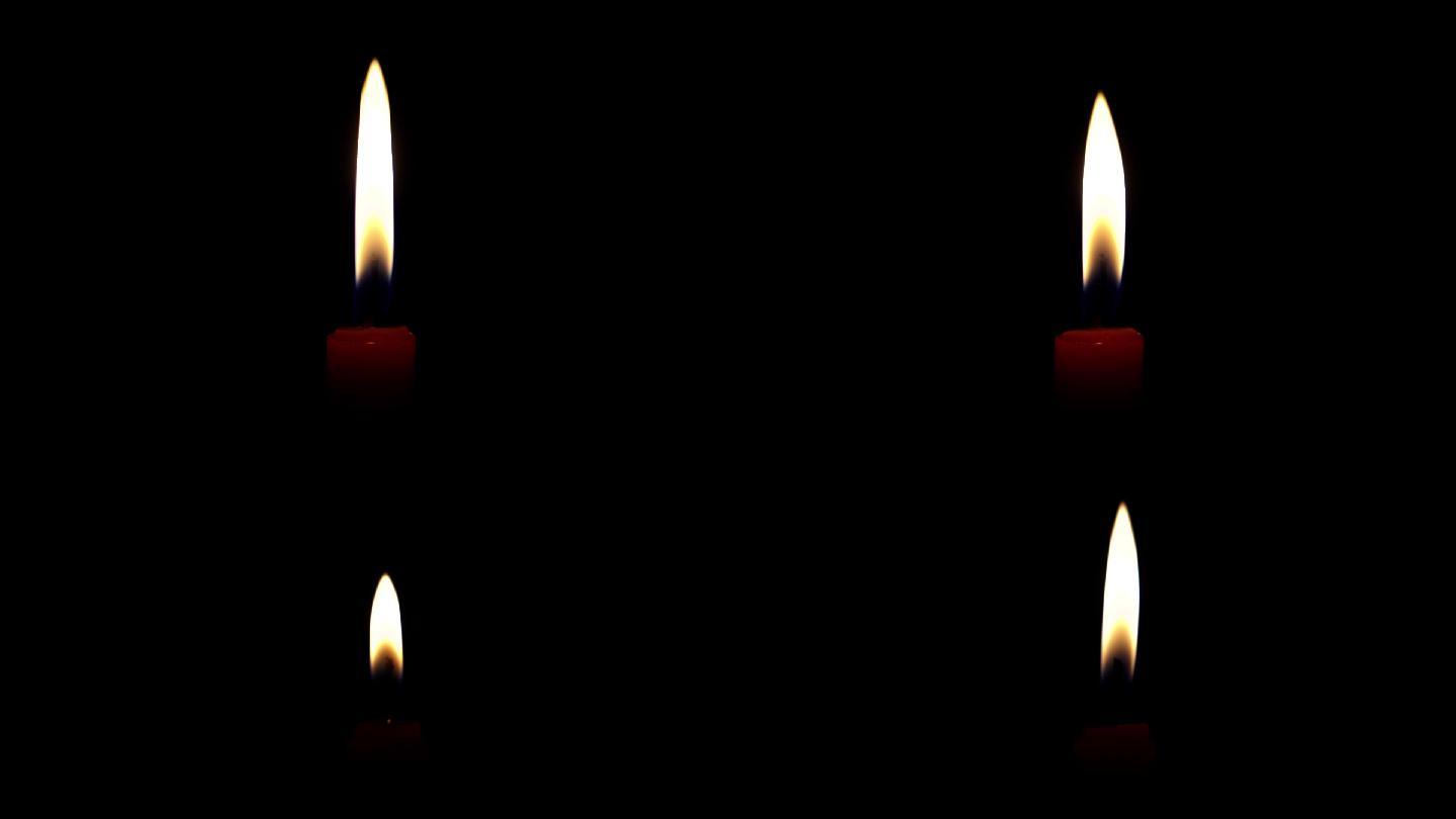 蜡烛点燃熄灭母亲节感恩节点燃希望祈祷生日