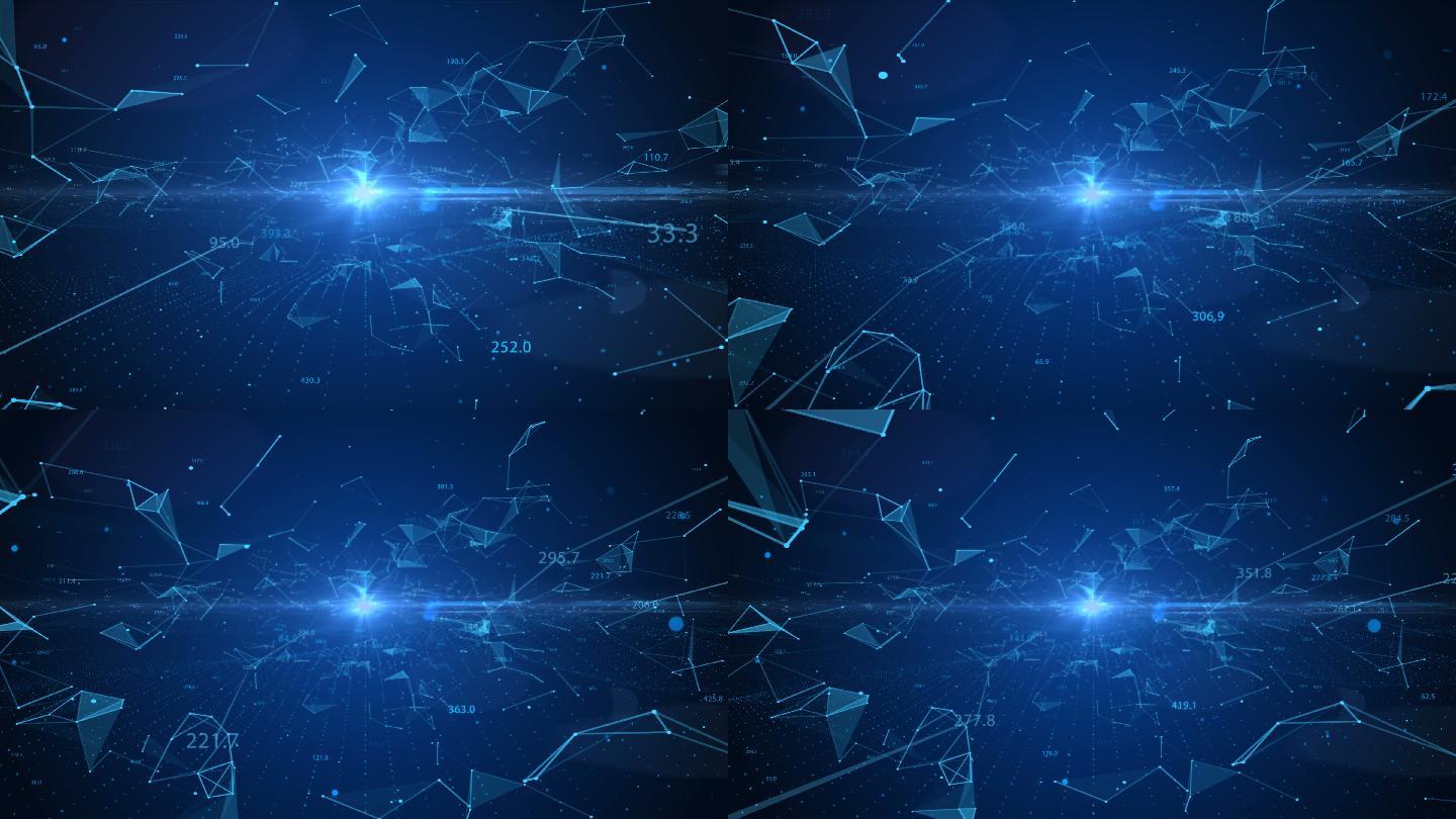 科技背景 粒子 蓝色科技 背景 科技感 蓝调 光线 大数据 时代高端