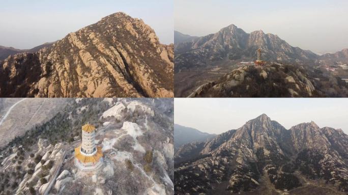 航拍短片.北京.佛山寒冬