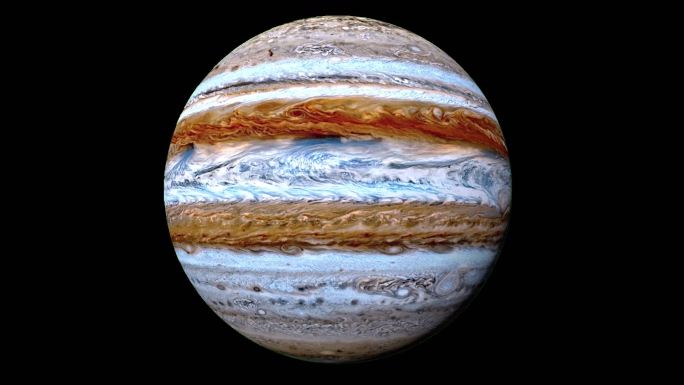 木星3D旋转视频