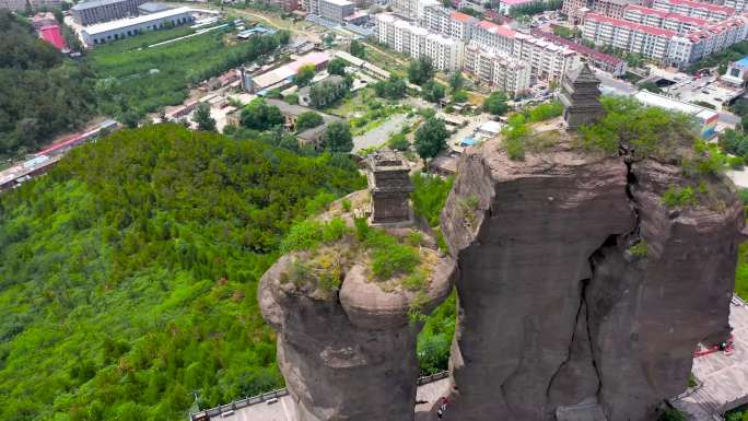 双塔山素材