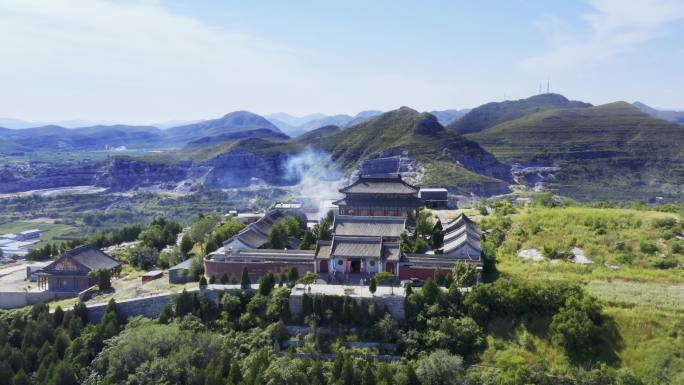 【原创】满城汉墓普渡寺航拍