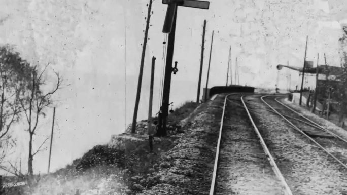 上世纪初早期摩纳哥火车站
