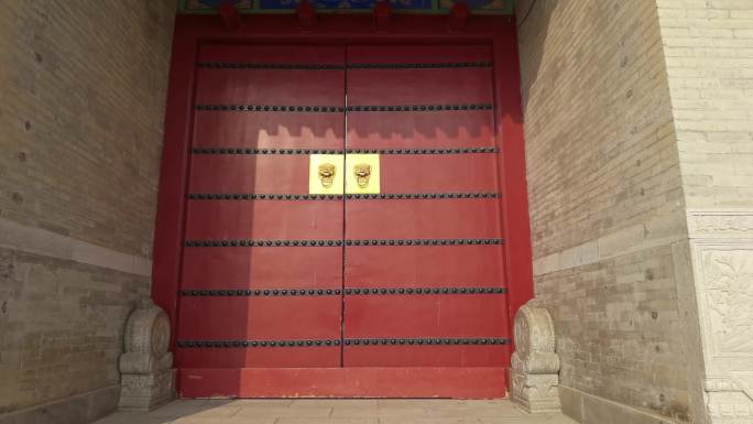 中国古建筑~红墙绿瓦~倒影