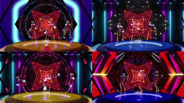 舞台背景 分屏跑屏 抖音神曲bgm vj 万花筒 音乐 歌曲成品 舞曲dj电音